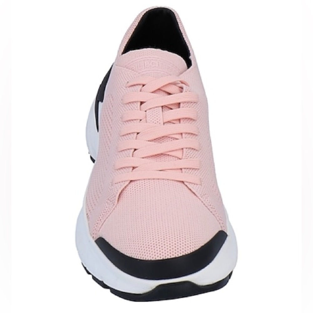 Men’s Neil Barrett Knit Bolt Lace-Up Sneakers in Pink Size 45 - Picture 4 of 4